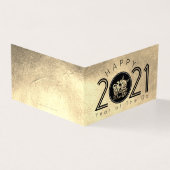 Happy Chinese Metal Ox New Year 2021 pack FC Kaart (Buitenkant)