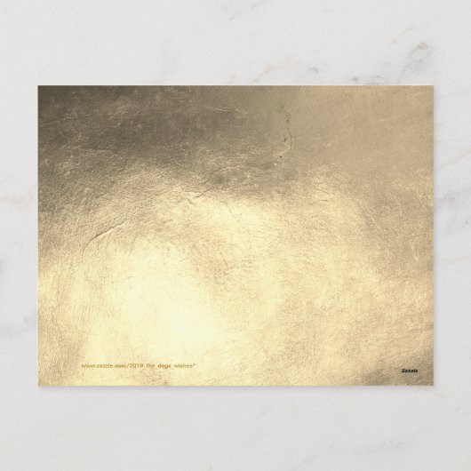 Happy Chinese Metal Ox Nieuwjaar 2021 HpostC Feestdagenkaart (Achterkant)