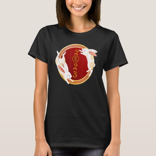 Happy Chinese New Year 2023 Year Of The Rabbit Kid T-shirt (Voorkant)
