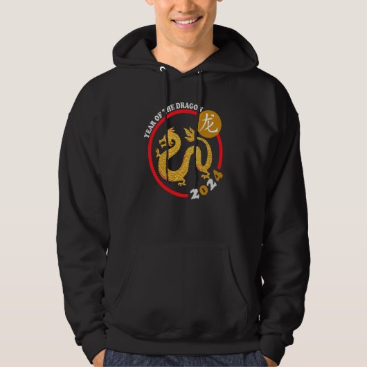 Happy Chinese New Year 2024 Year of the Dragon Zod Hoodie (Voorkant)