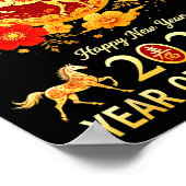 Happy Chinese New Year 2026 Lunar Year Of The Hors Poster (Hoek)