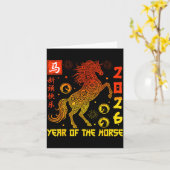 Happy Chinese New Year 2026 Traditional Year Of Th Kaart (Gele Bloem)