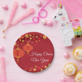 Happy Chinese New Year Papieren Bordje (Feest)