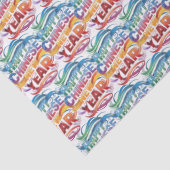 Happy Chinese New Year  Tissuepapier (Detail)