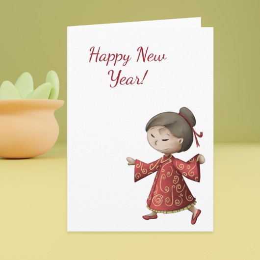 Happy Chinese New year-wenskaart Feestdagen Kaart