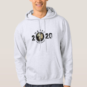 Happy Chinese Rat Nieuwjaar 2020 Mannen Hoodie 3