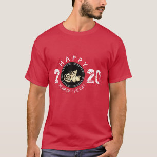 Happy Chinese Rat Nieuwjaar 2020 Mannen T-shirt 2
