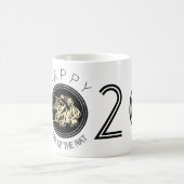 Happy Chinese Rat Nieuwjaar 2020 Witte Mok 1 (Center)