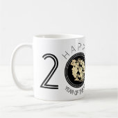 Happy Chinese Rat Nieuwjaar 2020 Witte Mok 4 (Links)