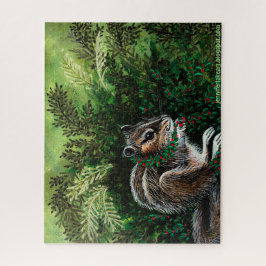 Happy Chipmunk in Fern Legpuzzel