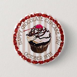 Happy Chocolate Cupcake Dag 18 oktober Button