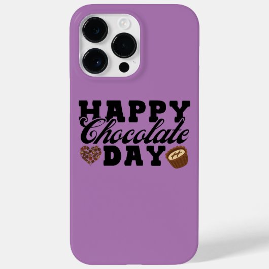 Happy Chocolate Day, Chocolate Lover's Joyful Case-Mate iPhone Case (Achterkant)