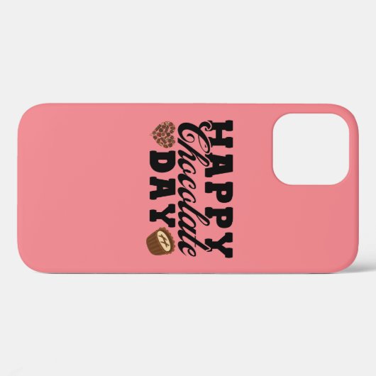 Happy Chocolate Day, Chocolate Lover's vreugde Case-Mate iPhone Case (Achterkant (horizontaal))