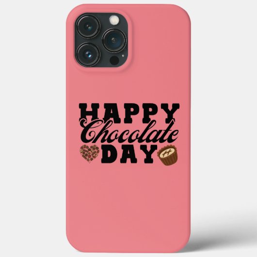 Happy Chocolate Day, Chocolate Lover's vreugde Case-Mate iPhone Case (Achterkant)