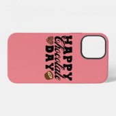 Happy Chocolate Day, Chocolate Lover's vreugde iPhone Hoesje (Achterkant horizontaal)