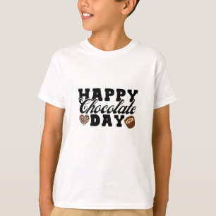 Happy Chocolate Day, Chocolate Lover's vreugde T-shirt