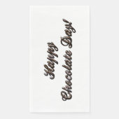 Happy Chocolate Day Servet (Voorkant)