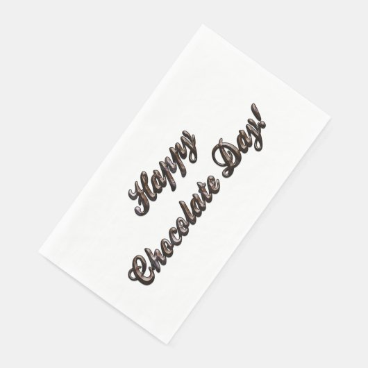 Happy Chocolate Day Servet (Hoek)