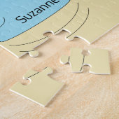 Happy Chocolate Frosted Donut & Coffee Mok: Legpuzzel (Zijkant)