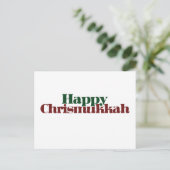Happy Chrismukkah Feestdagenkaart (Staand voorkant)