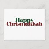 Happy Chrismukkah Feestdagenkaart (Voorkant)