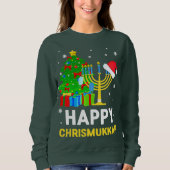 Happy Chrismukkah Funny Hanukkah en Kerstmis 202 Trui (Voorkant)