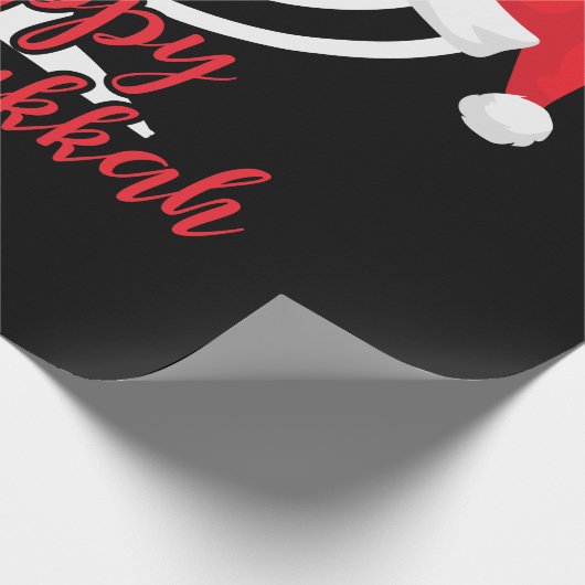 Happy Chrismukkah Funny Hanukkah en Kerstmis Cadeaupapier (Hoek)