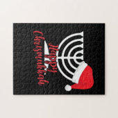 Happy Chrismukkah Funny Hanukkah en Kerstmis Legpuzzel (Horizontaal)