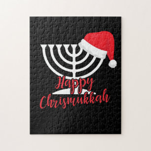 Happy Chrismukkah Funny Hanukkah en Kerstmis Legpuzzel