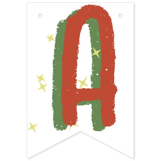 Happy Chrismukkah! gemengde feestdag Vlaggetjes (Tweede vlag)