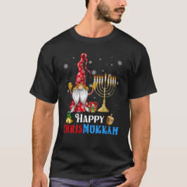 Happy Chrismukkah Gnome Christmas Chanoeka T-shirt