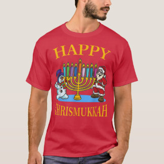 Happy Chrismukkah - Hanukkah kerstviering T-shirt