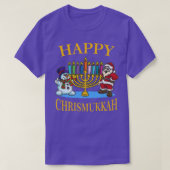 Happy Chrismukkah Hanukkah kerstviering T-shirt (Design voorkant)