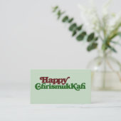 Happy Chrismukkah Informatiekaartje (Staand voorkant)