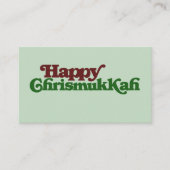 Happy Chrismukkah Informatiekaartje (Voorkant)
