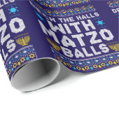 Happy Chrismukkah Jewish Christmas Hanukkah Cadeaupapier (Rol Hoek)