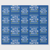 Happy Chrismukkah Jewish Christmas Hanukkah Cadeaupapier (Vlak)