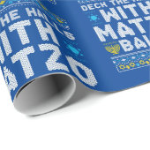 Happy Chrismukkah Jewish Christmas Hanukkah Cadeaupapier (Rol Hoek)