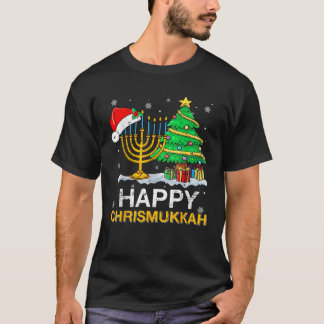 Happy Chrismukkah Jewish Christmas Hanukkah Holida T-shirt