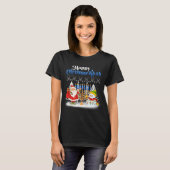 Happy Chrismukkah Jewish Christmas Hanukkah T Shir T-shirt (Voorkant volledig)