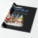 Happy Chrismukkah Jewish Kersthanukkah Cadeaupapier<br><div class="desc">Kerstkerstjongens Kinder Mannen. Grappig Humor grafisch t-shirt voor degenen die geloven in Santa Claus,  love Deer,  Reindeer,  Elf,  Elves,  zingende liedjes,  feestversieringen,  boom,  pet,  sokken Dit kerstt-shirt met een grafisch cadeau is geweldig voor Kerstmis</div>