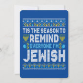 Happy Chrismukkah Jewish Kersthanukkah Feestdagenkaart (Voorkant)