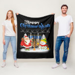 Happy Chrismukkah Jewish Kersthanukkah Fleece Deken<br><div class="desc">Kerstkerstjongens Kinder Mannen. Grappig Humor grafisch t-shirt voor degenen die geloven in Santa Claus,  love Deer,  Reindeer,  Elf,  Elves,  zingende liedjes,  feestversieringen,  boom,  pet,  sokken Dit kerstt-shirt met een grafisch cadeau is geweldig voor Kerstmis</div>