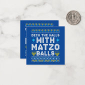 Happy Chrismukkah Jewish Kersthanukkah Notitiekaartje (Voorkant / Achterkant in situ)