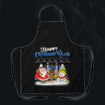 Happy Chrismukkah Jewish Kersthanukkah Schort<br><div class="desc">Kerstkerstjongens Kinder Mannen. Grappig Humor grafisch t-shirt voor degenen die geloven in Santa Claus,  love Deer,  Reindeer,  Elf,  Elves,  zingende liedjes,  feestversieringen,  boom,  pet,  sokken Dit kerstt-shirt met een grafisch cadeau is geweldig voor Kerstmis</div>