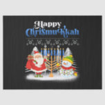 Happy Chrismukkah Jewish Kersthanukkah Tissuepapier<br><div class="desc">Kerstkerstjongens Kinder Mannen. Grappig Humor grafisch t-shirt voor degenen die geloven in Santa Claus,  love Deer,  Reindeer,  Elf,  Elves,  zingende liedjes,  feestversieringen,  boom,  pet,  sokken Dit kerstt-shirt met een grafisch cadeau is geweldig voor Kerstmis</div>