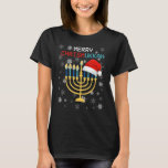 Happy Chrismukkah-Joods Kerstmis Hanukkah Chanuk T-shirt<br><div class="desc">Happy Chrismukkah-Jewish Christmas Chanoeka</div>