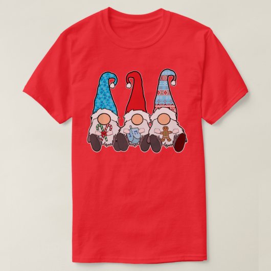 Happy Chrismukkah Kerstmis en Hanukkah Gnomes Pr T-shirt (Design voorkant)