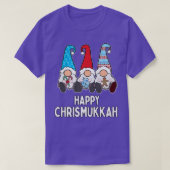 Happy Chrismukkah Kerstmis en Hanukkah Gnomes T-shirt (Design voorkant)