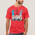 Happy Chrismukkah Kerstmis en Hanukkah Gnomes T- T-shirt<br><div class="desc">Happy Chrismukkah Kerstmis en Hanukkah Gnomes T-Shirt .</div>